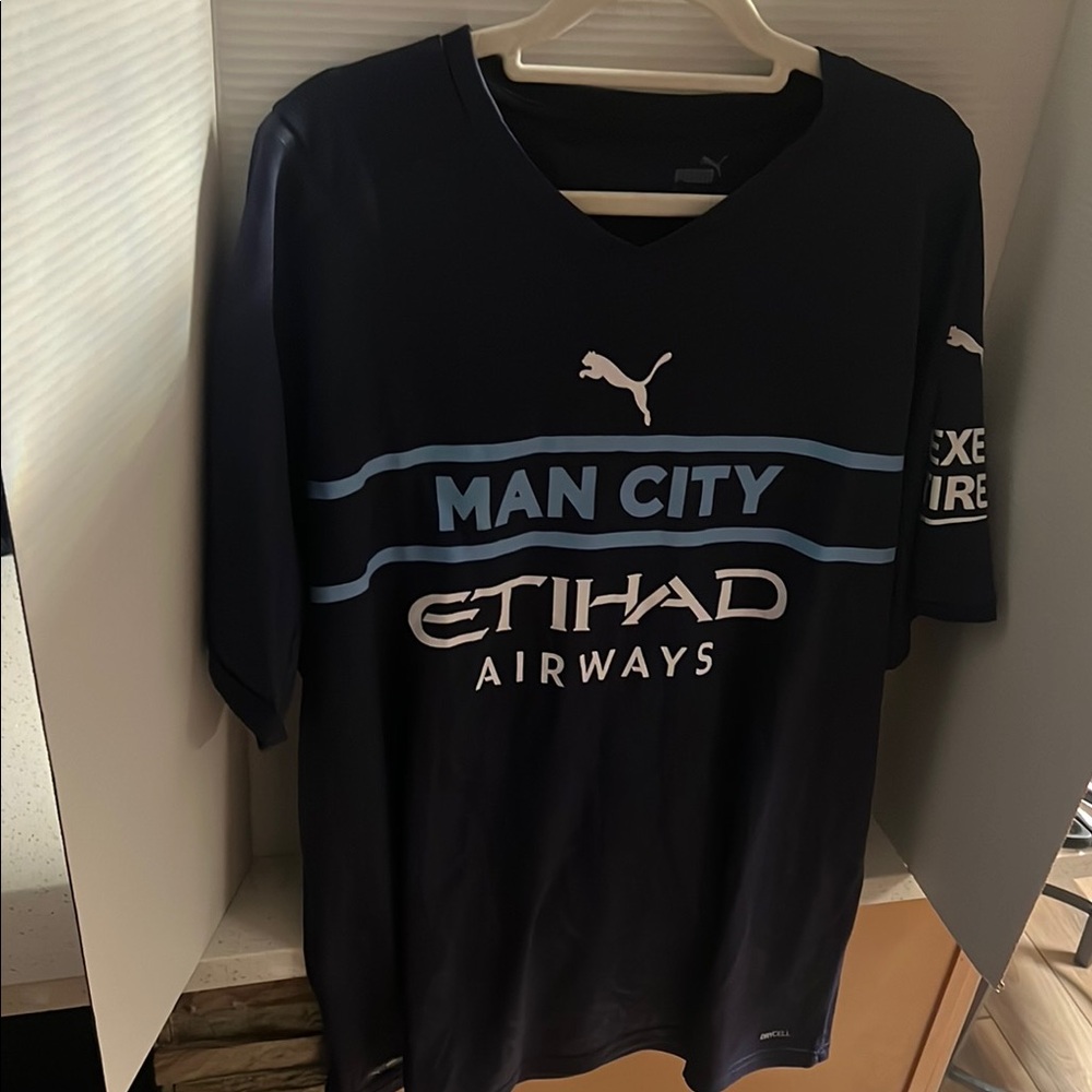 Puma Black Man City Jersey Performance Shirt
